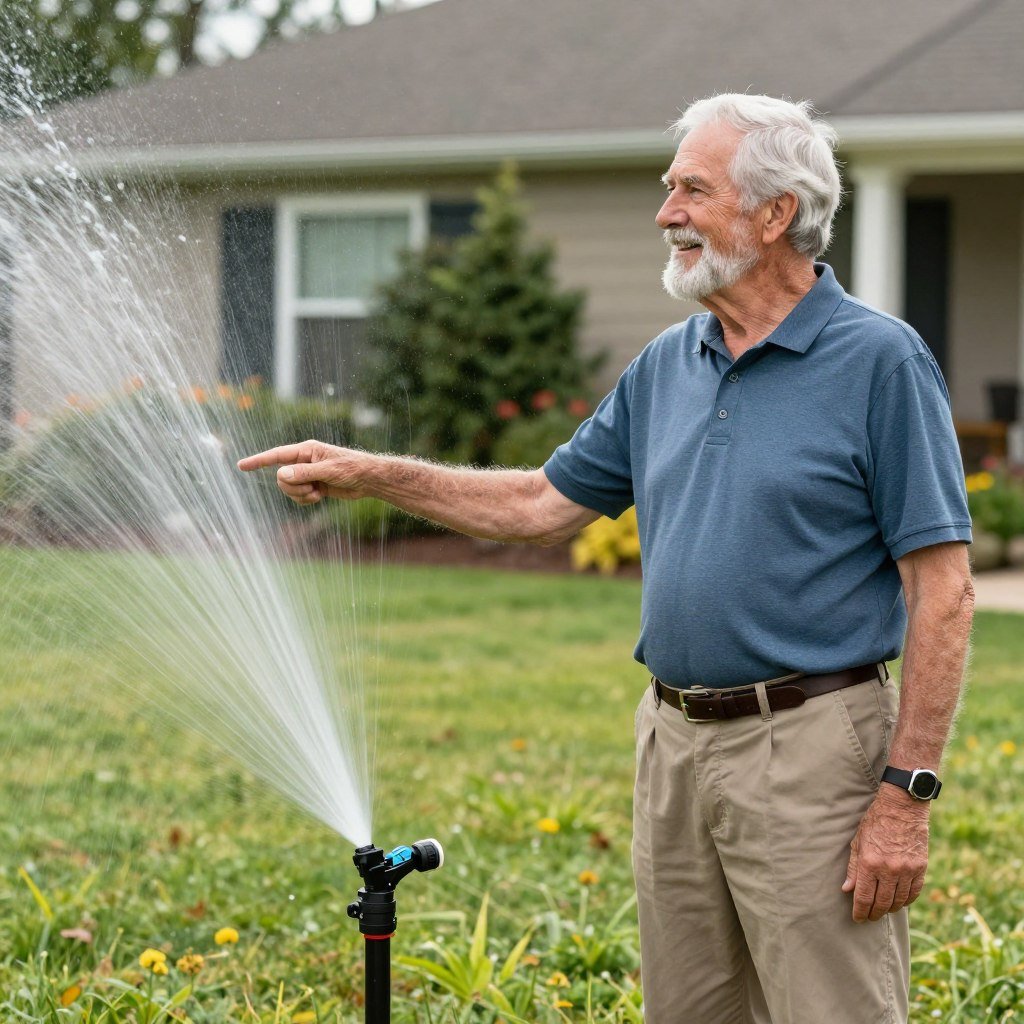 Lake Hollingsworth area customer with efficient sprinkler system