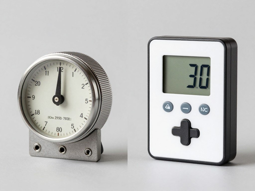 Comparison of old mechanical and new smart irrigation controller