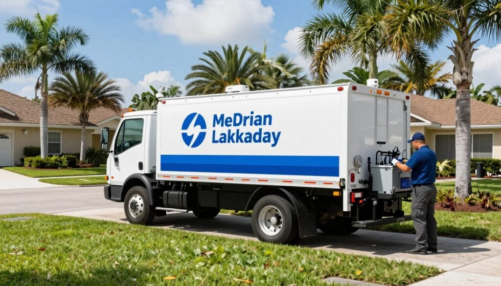 Creative Edge service truck providing controller repair throughout Lakeland FL