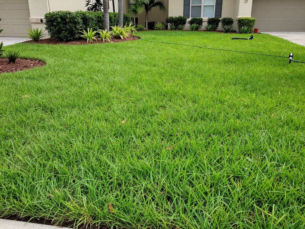 Healthy lawn from proper irrigation maintenance Polk County