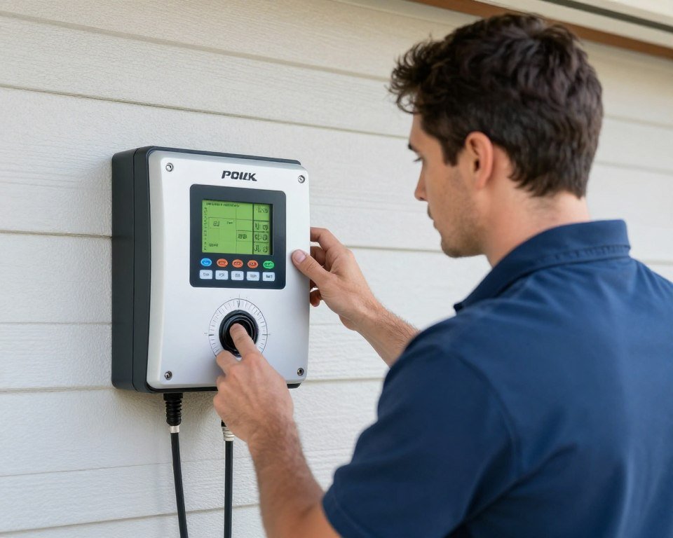 Irrigation controller programming and testing Polk County