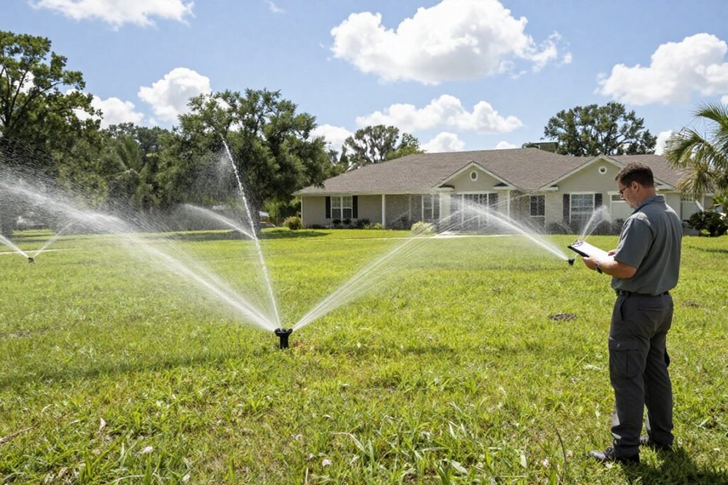 Lawn irrigation service Polk County comprehensive system inspection
