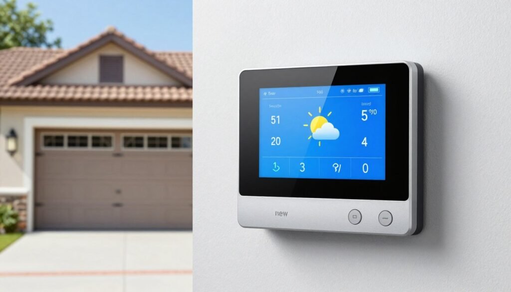 Modern smart irrigation controller installation in South Lakeland home