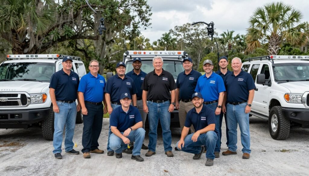 Professional irrigation maintenance team in Polk County FL