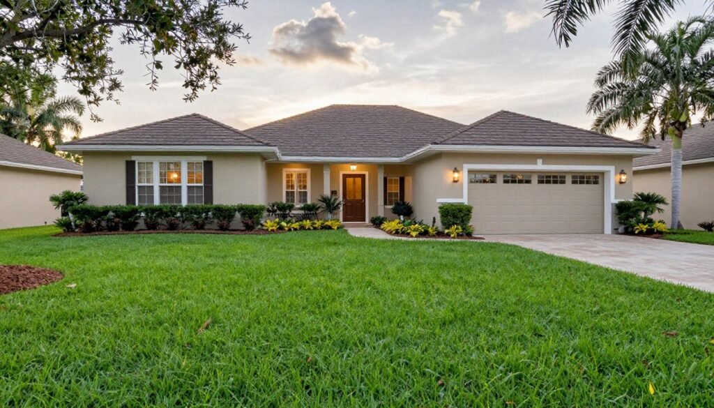 beautiful Auburndale Florida lawn professional care results