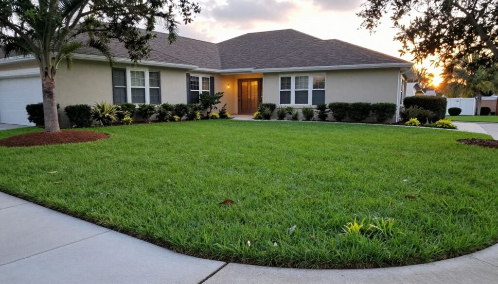 beautiful maintained lawn Winter Haven professional lawn care results satisfaction