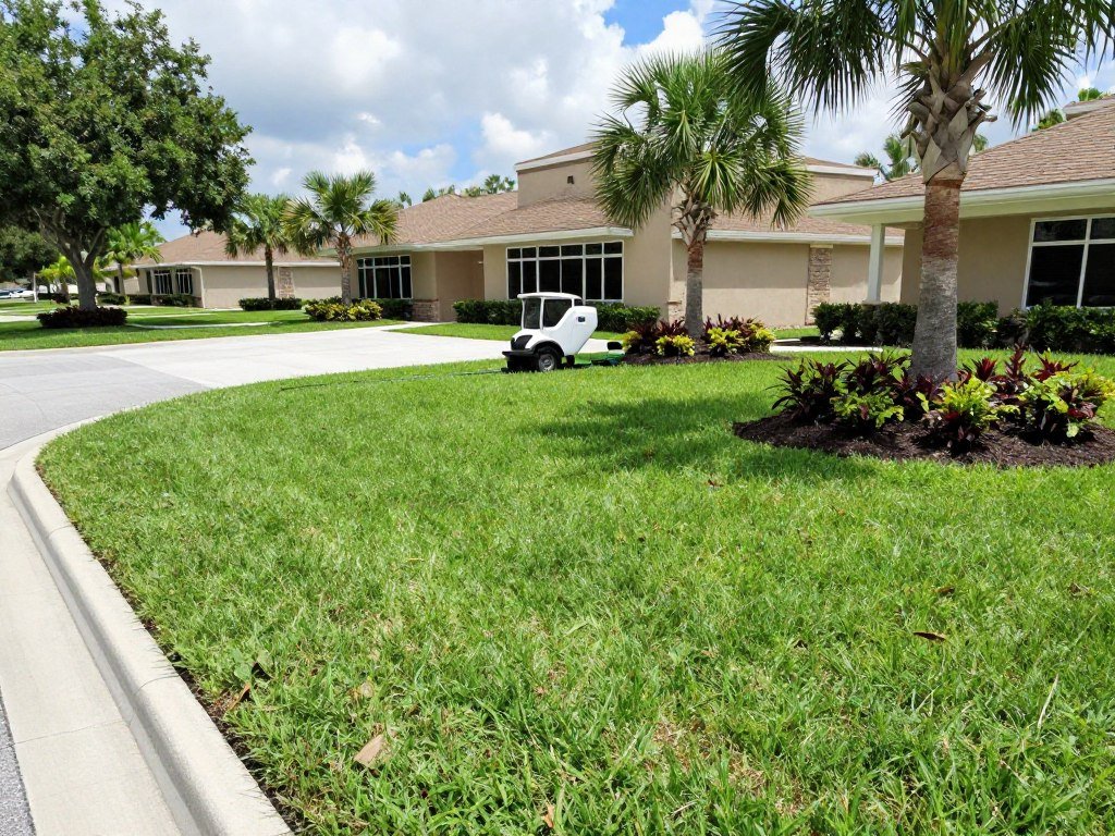 commercial lawn care property Polk County Florida