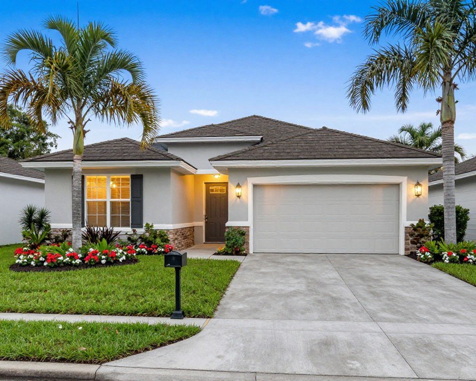 curb appeal Polk County Florida increased property value landscaping