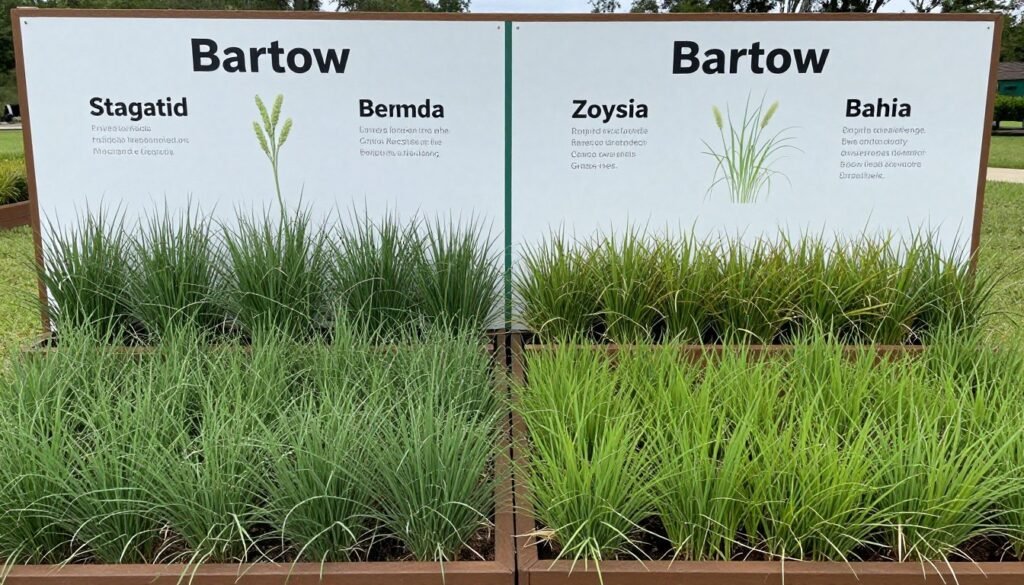 grass comparison Bartow Florida