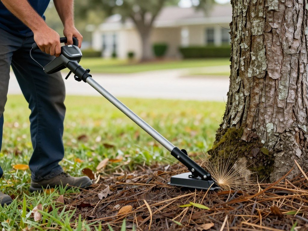 grass cutting service Polk County detail work