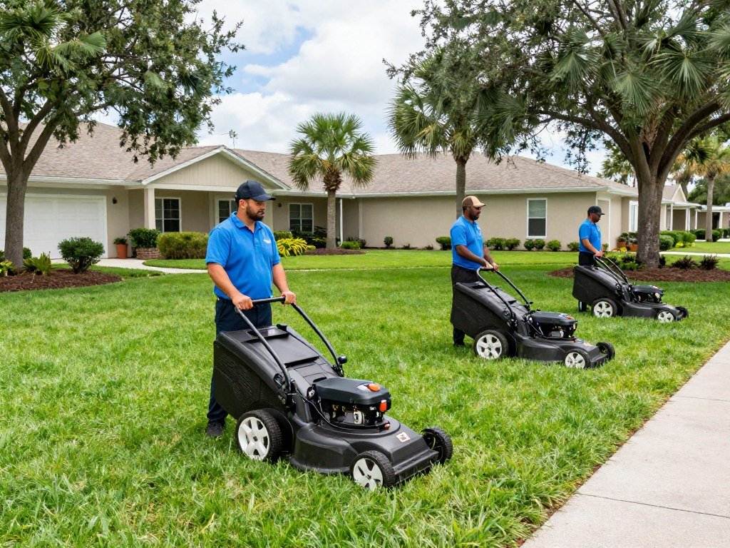 grass cutting service commercial property Polk County