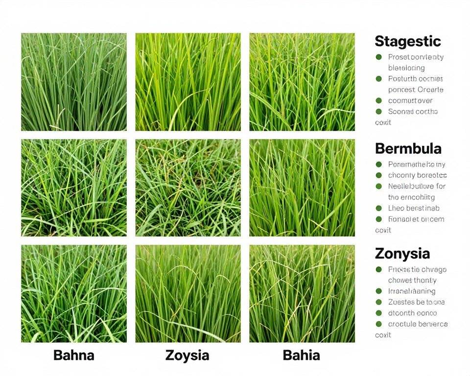 grass types Florida lawns identification guide