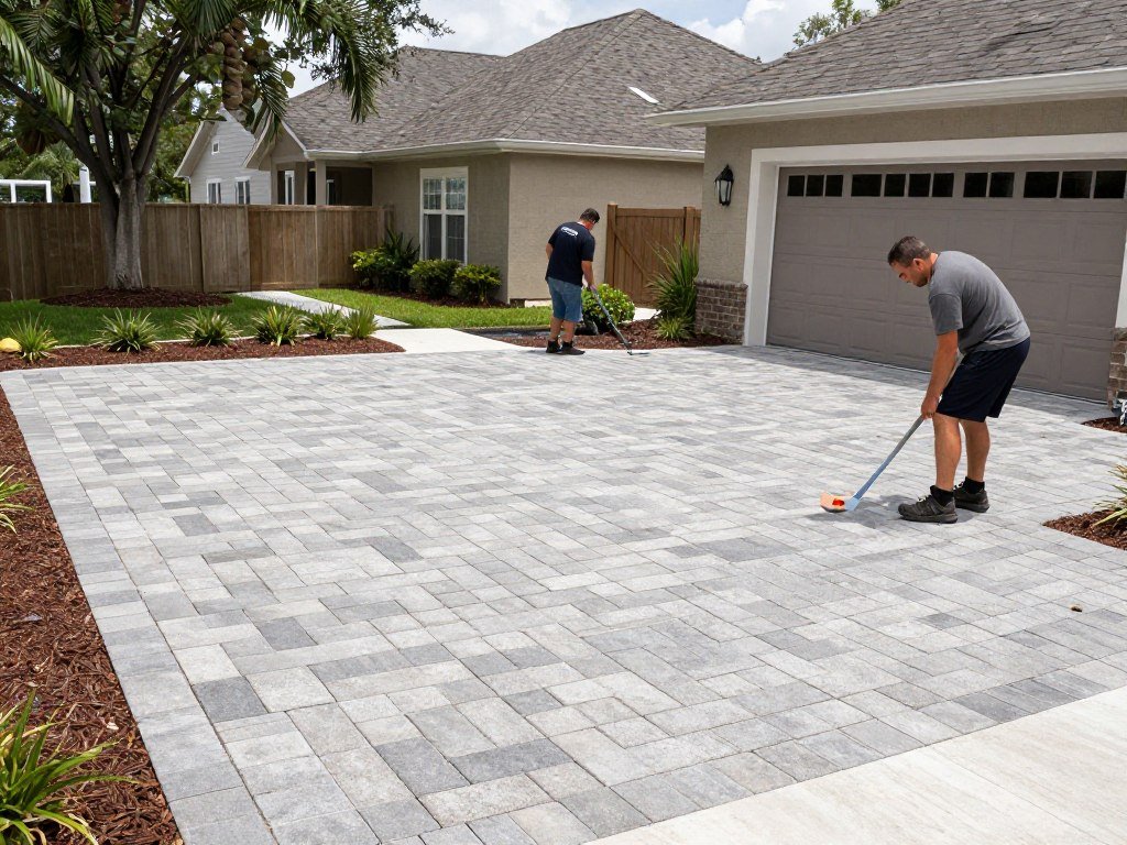 hardscaping services paver installation Lakeland Florida