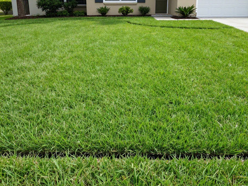 healthy Florida lawn Plant City showing lush green grass