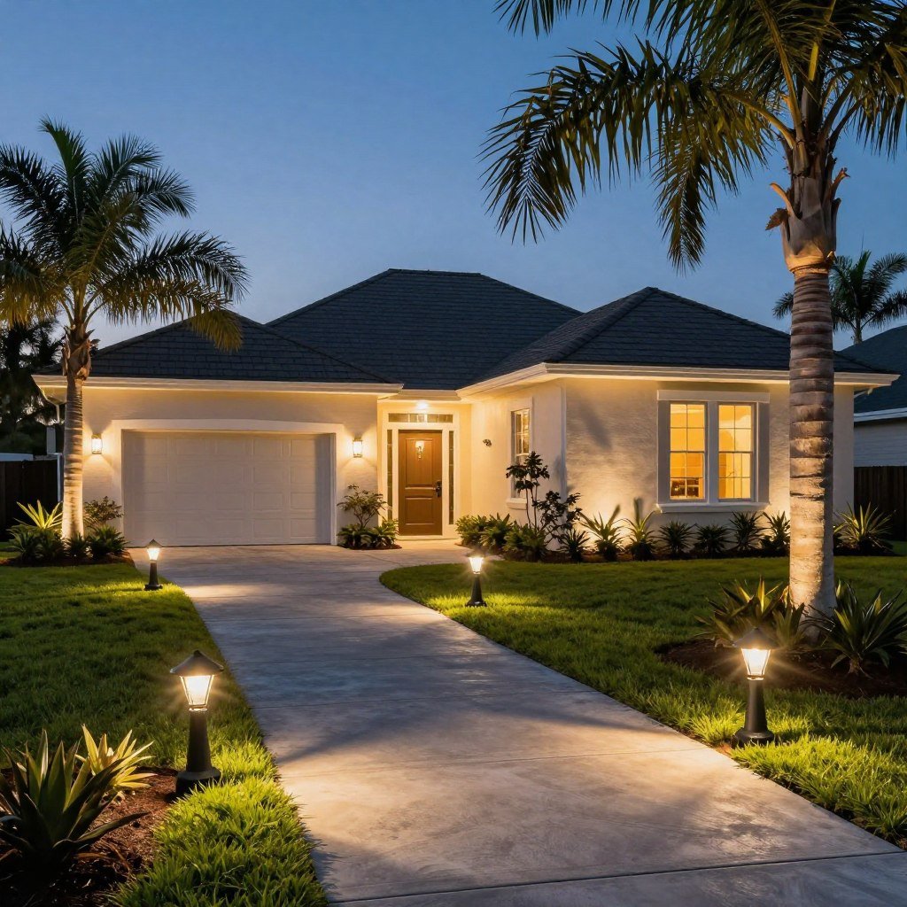 landscape lighting Polk County Florida outdoor illumination