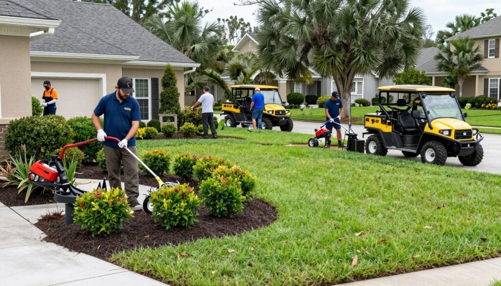 landscape maintenance Winter Haven FL complete yard service