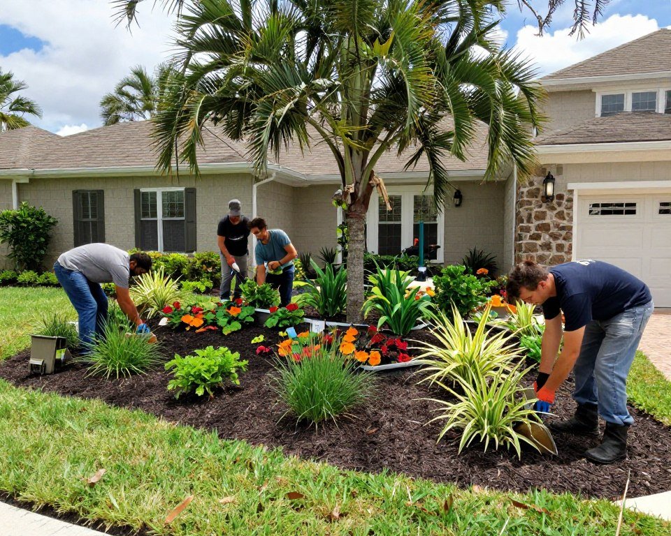 landscaping services design installation Lakeland Florida