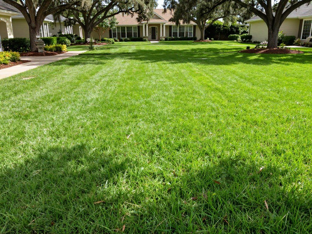 lawn care Auburndale FL healthy green residential lawn
