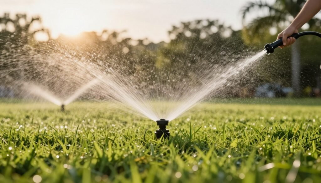 lawn care irrigation watering best practices Florida