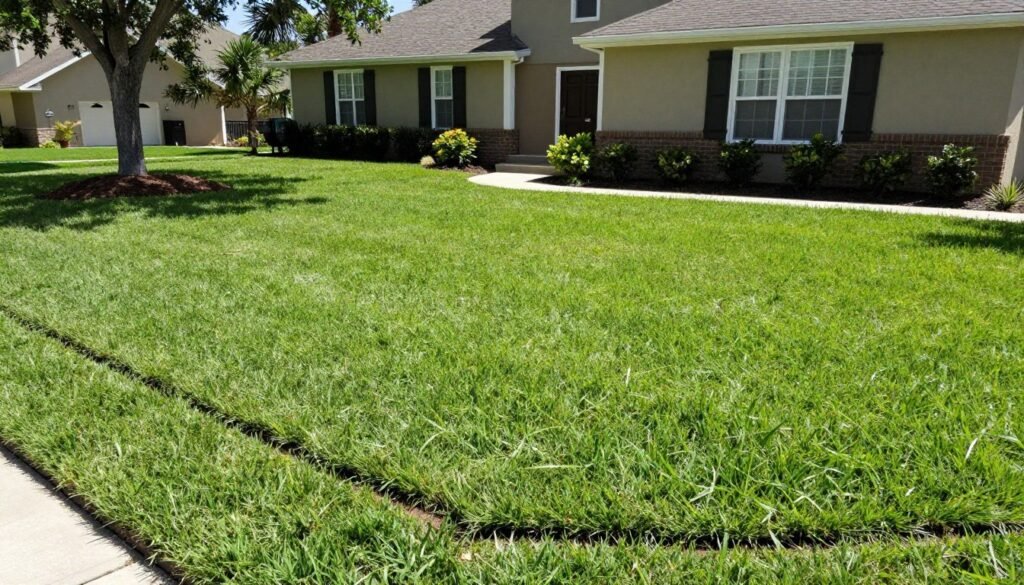 lawn care service benefits healthy lawn Lakeland