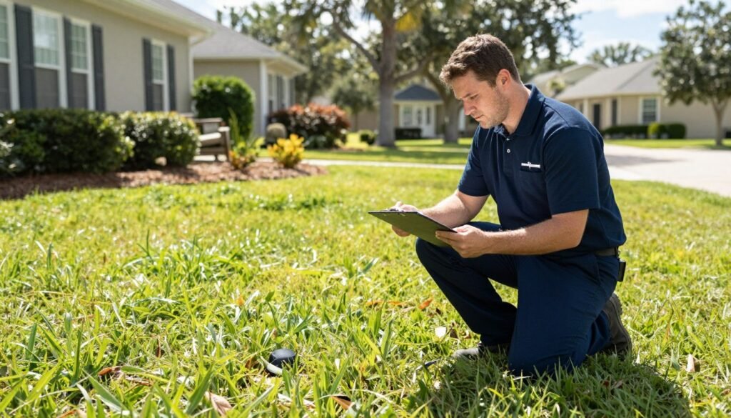 lawn inspection process Auburndale Florida