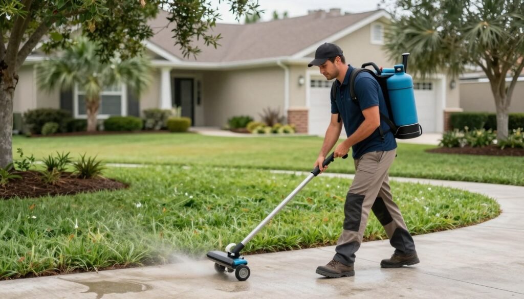 lawn mowing Lakeland Florida final cleanup