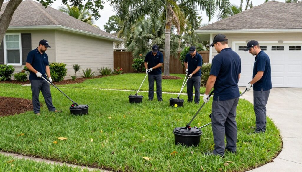 professional lawn care team Bartow