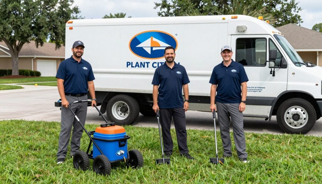 professional lawn care team Plant City Florida