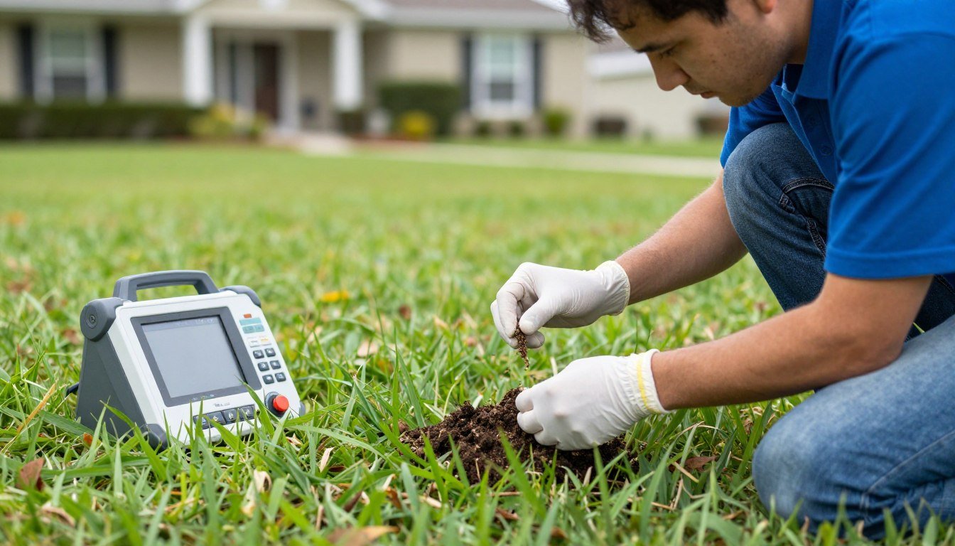 Professional lawn and landscaping service in Auburndale Florida