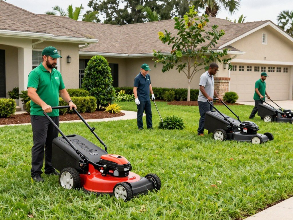 professional lawn maintenance service in Lakeland FL