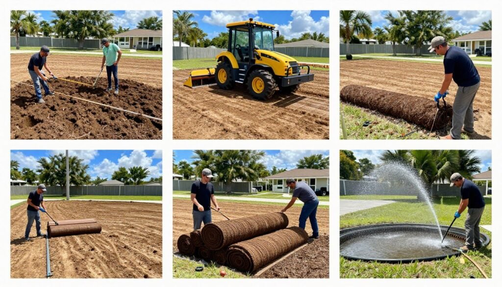 professional sod installation service Polk County Florida process