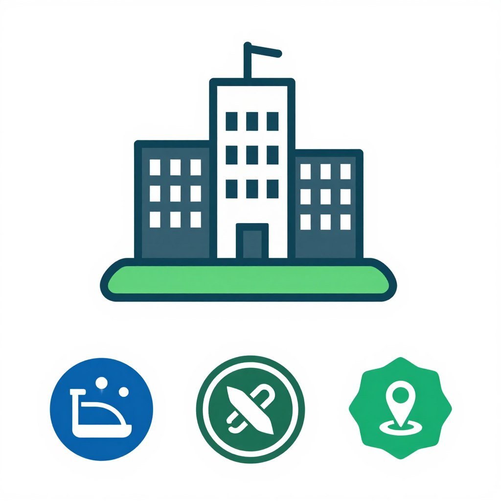 property management lawn service badge