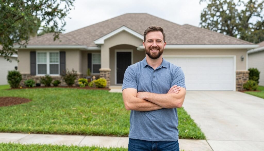 satisfied lawn care customer Auburndale Florida