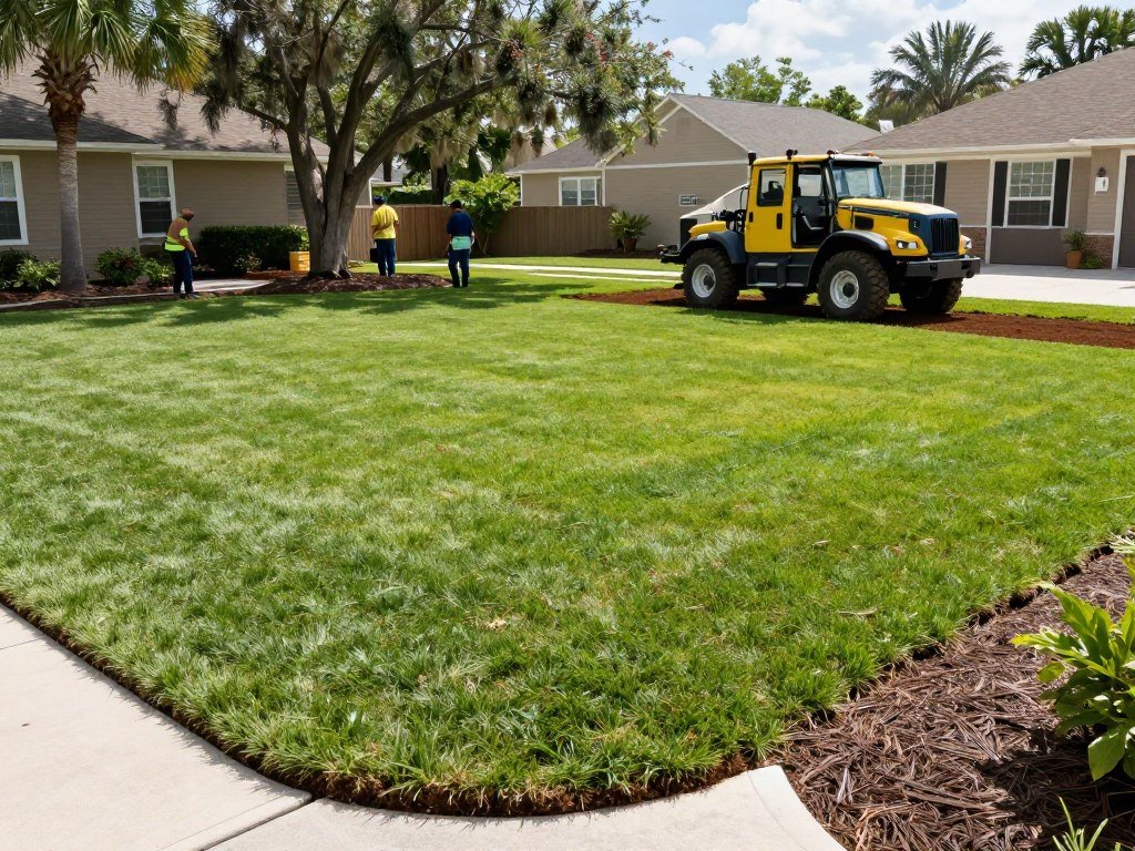 sod installation service Lakeland Florida new lawn