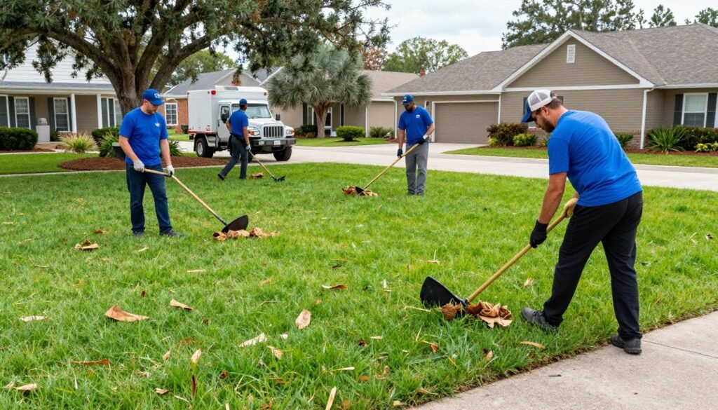 spring lawn care preparation Auburndale Florida