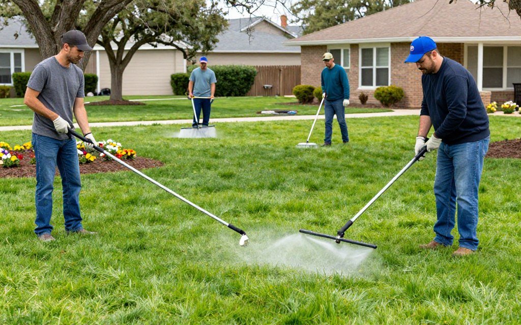 spring lawn preparation Plant City