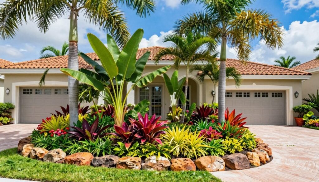 tropical landscaping design Lakeland FL