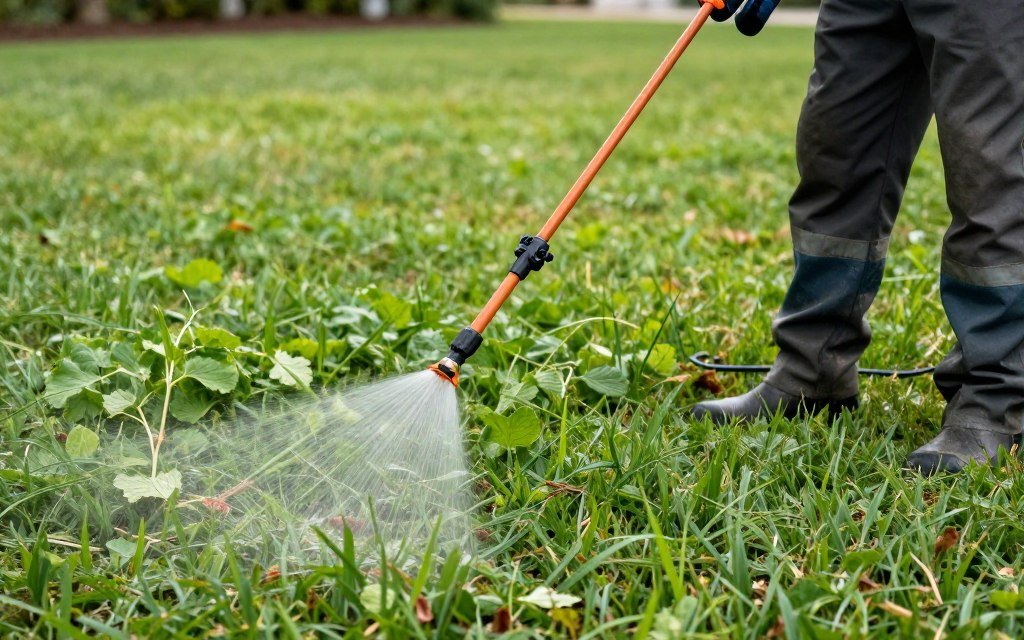 weed control lawn care Winter Haven FL treatment application