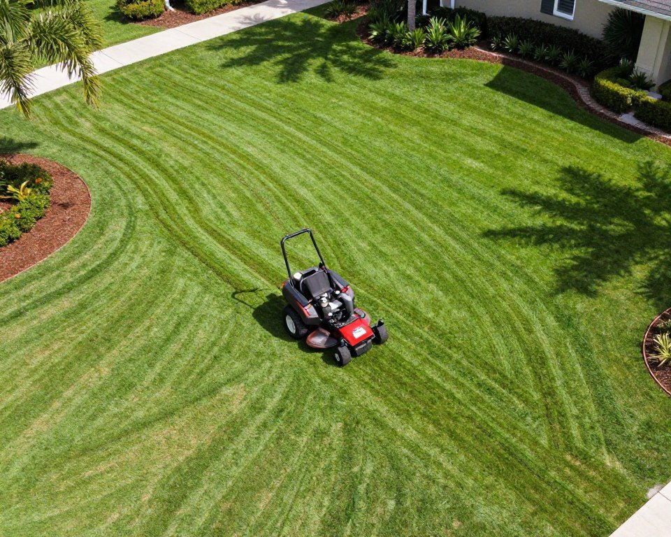 weekly lawn mowing Lakeland FL professional service